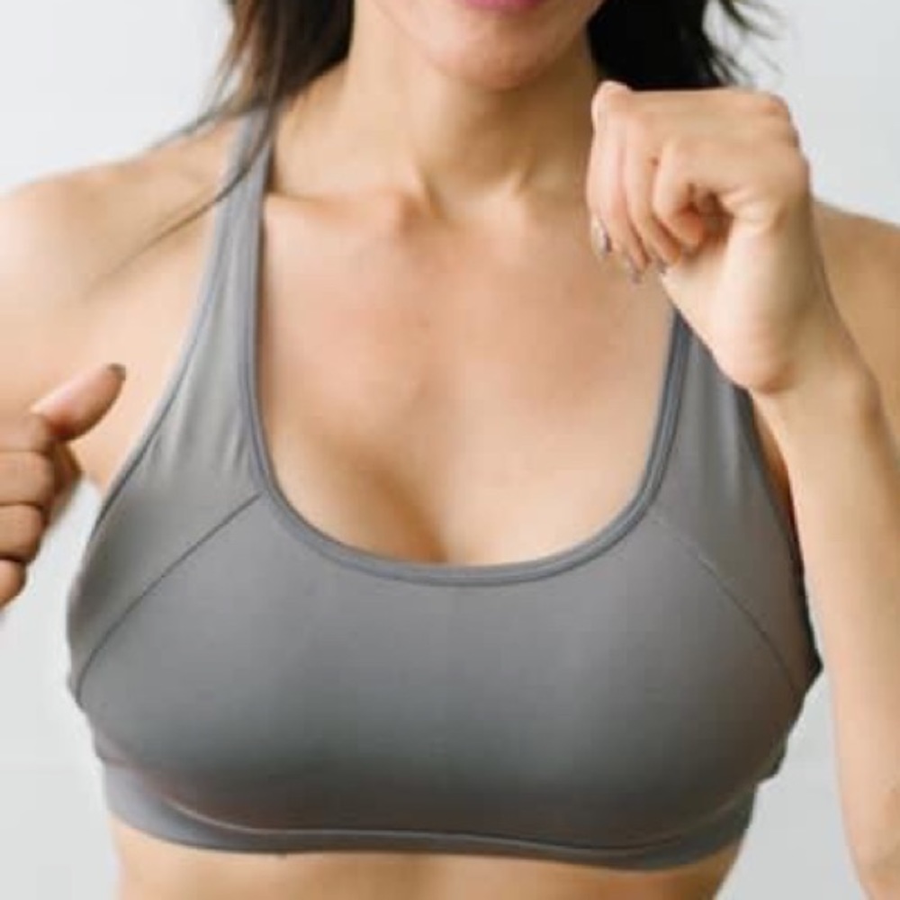 Gray Classic Mesh Bra RC